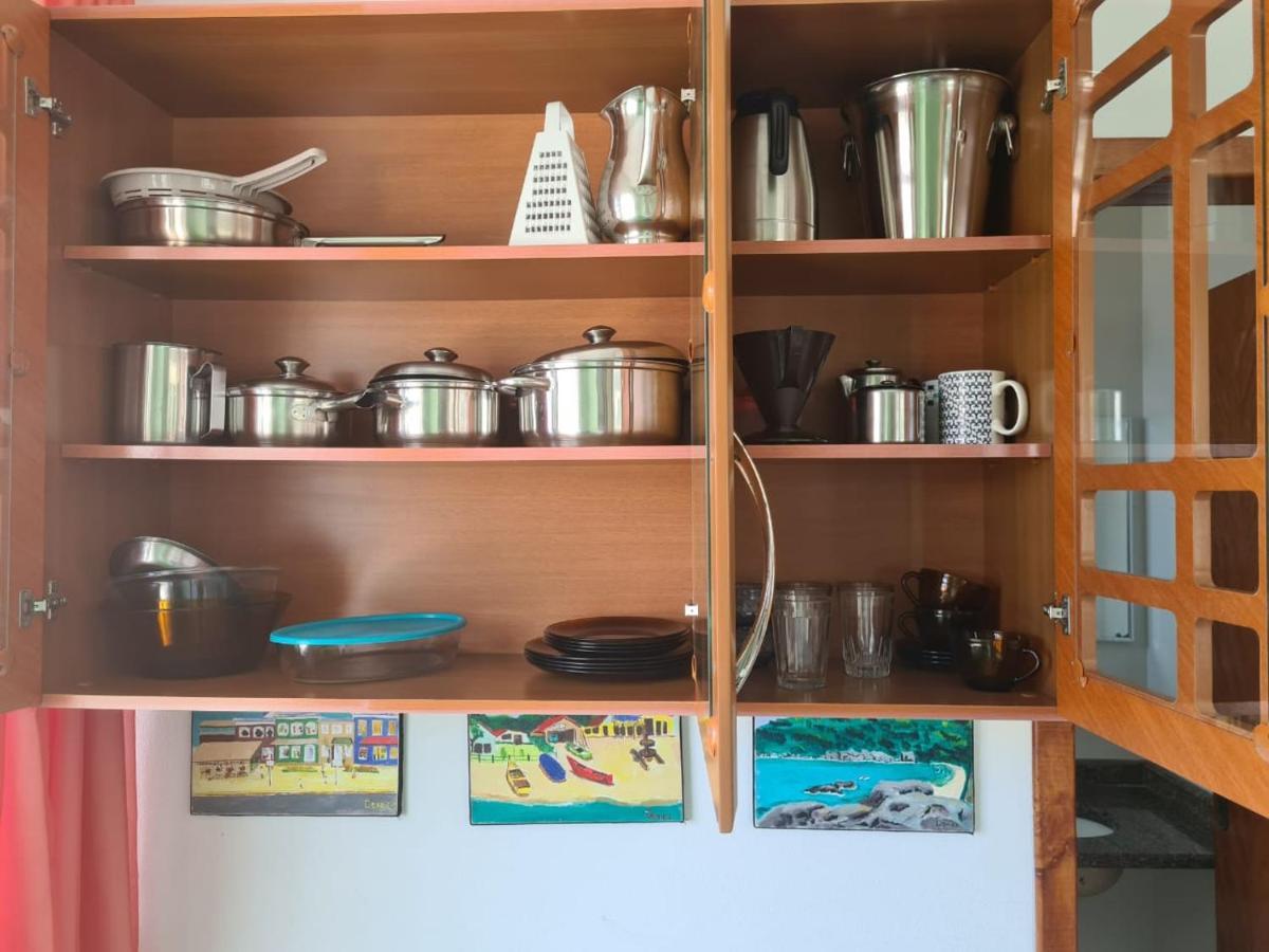 Praia De 4 Ilhas Apartamento De 1 Quarto A 60M Praia Com Vista Bombinhas Ngoại thất bức ảnh